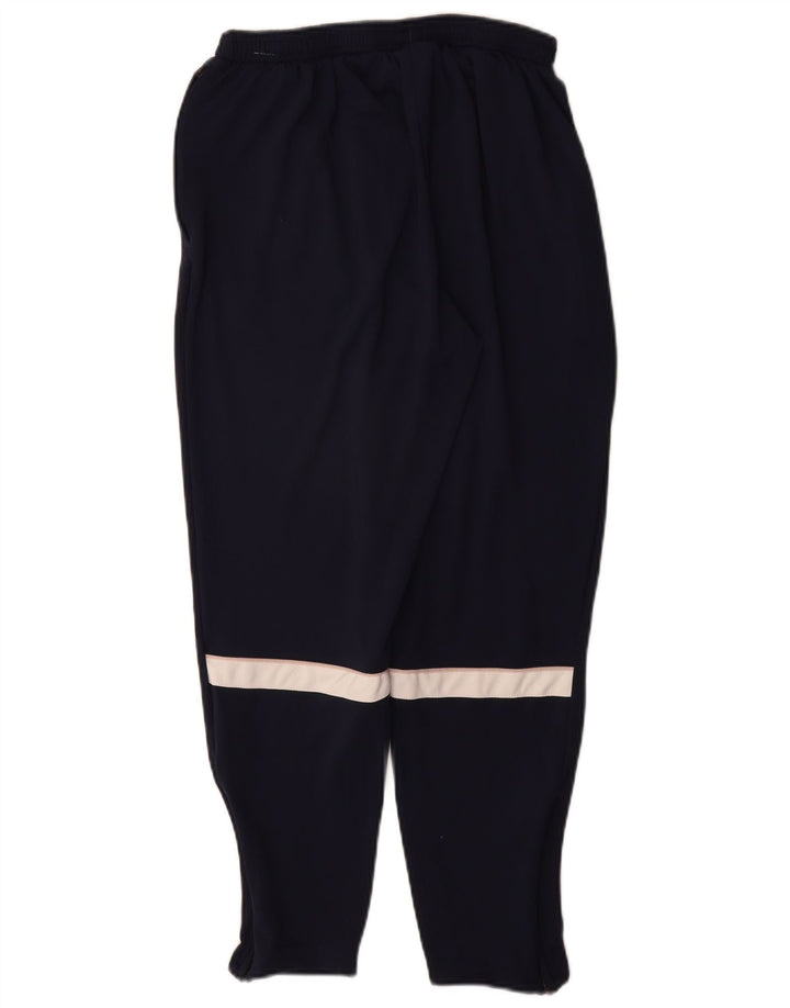 Nike Herre Dri Fit træningsdragt Bukser XL Navy Blue Colourblock Polyester