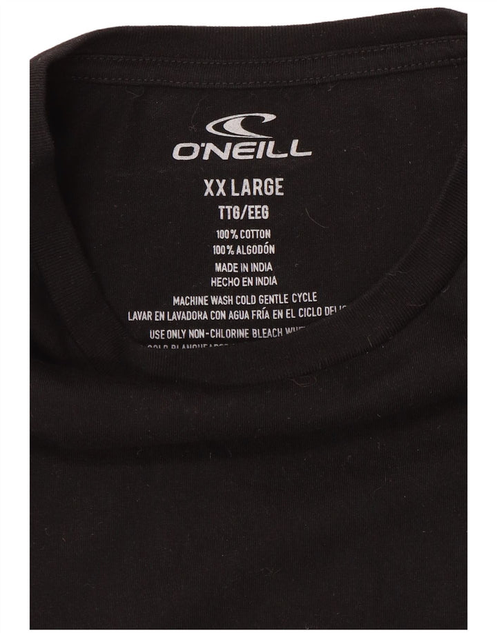 O'Neill Herre grafisk T-shirt top 2XL sort bomuld