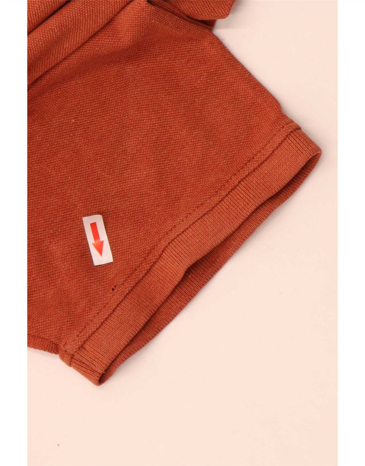 Fat Face Herre Polo Shirt Stor Orange Bomuld