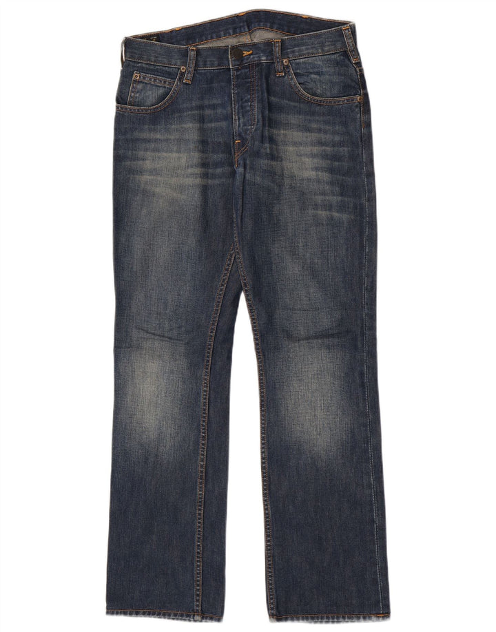 Lee Herre Knox Straight Jeans W30 L32 Blå Bomuld