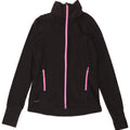 Nike Dame Dri Fit Træningsdragt Topjakke UK 12 Medium Sort Polyester