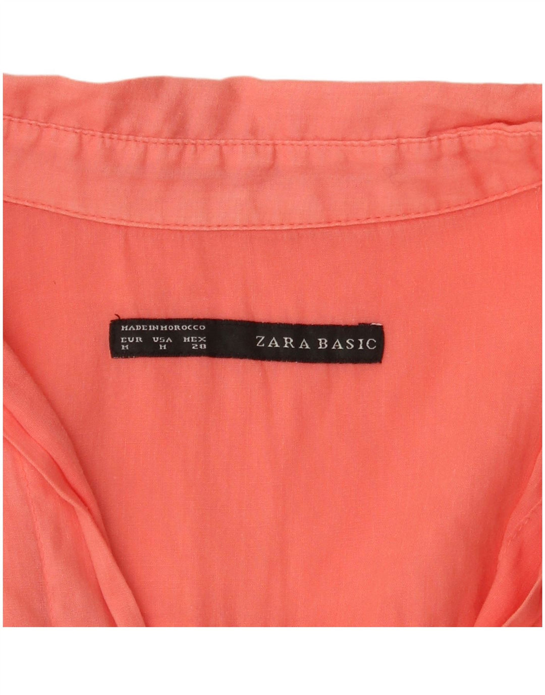 Zara Damebluse Top UK 14 Medium Pink