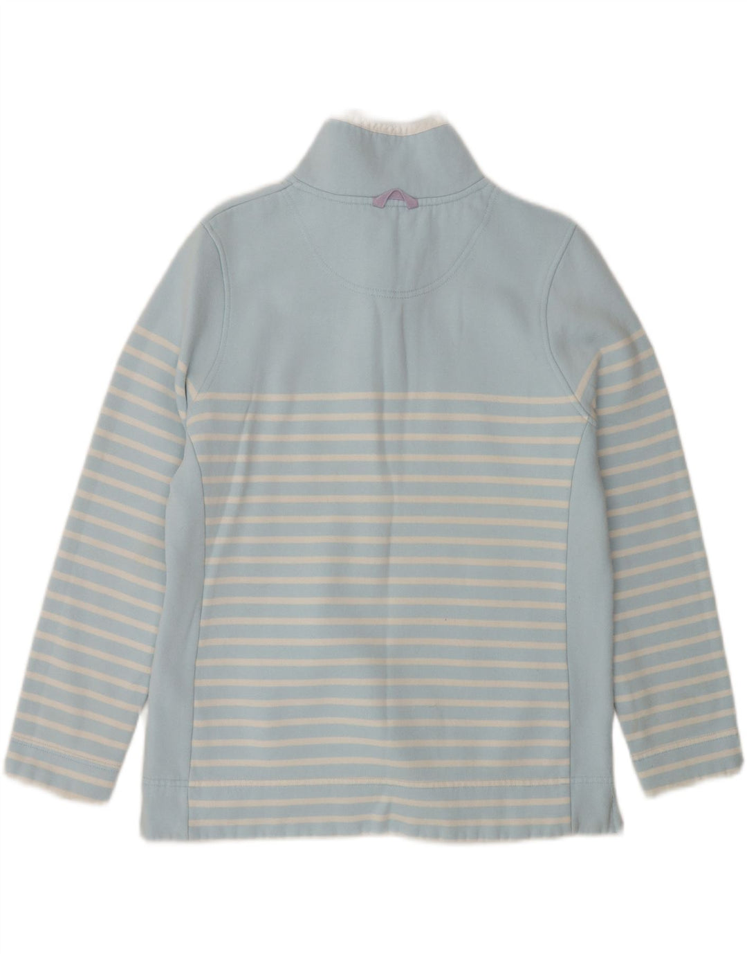 Besætningstøj Dame Sweatshirt Jumper UK 12 Mellem blå stribet