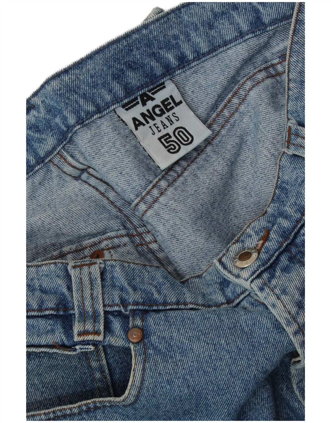 VINTAGE Jeans med brede ben til mænd W32 L32 Blå