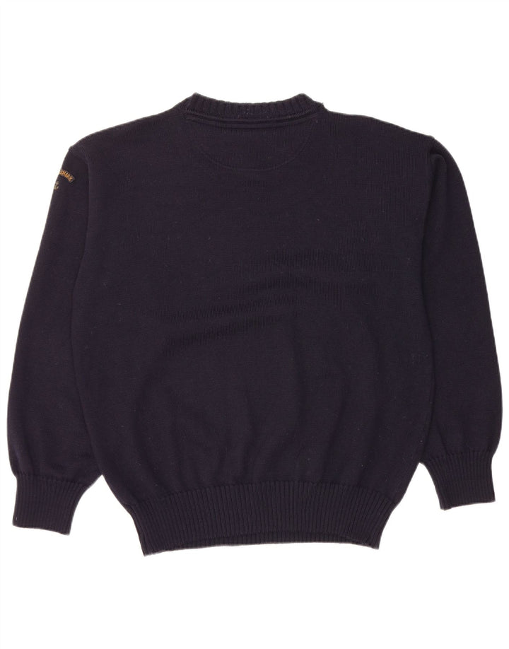 PAUL & SHARK Herre V-hals sweater Medium Navy Blue New Wool