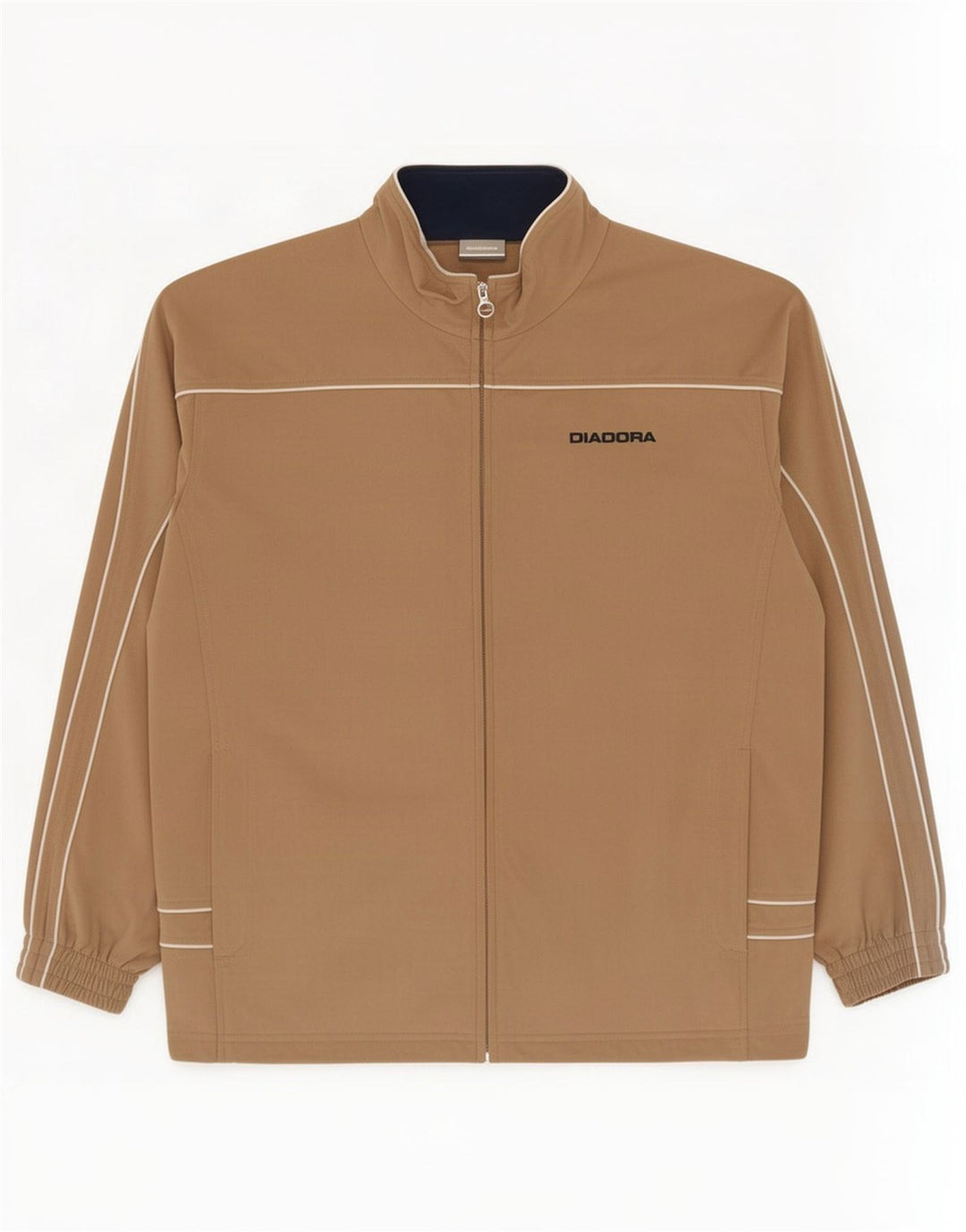 Diadora Herre Velour Træningsdragt Topjakke IT 56 2XL Beige Polyester