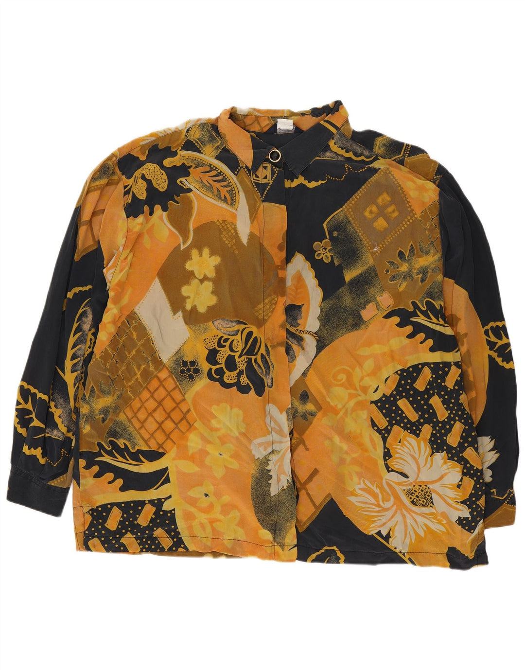 Persona Womens Plus Size skjortebluse Størrelse 25 Stor Flerfarvet Silke