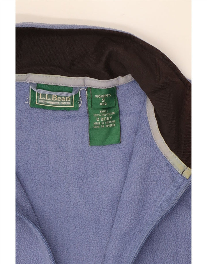 L.L.BEAN Womens Fleece Jacket UK 10 Small Purple Polyester Vintage L.L.Bean and Second-Hand L.L.Bean from Messina Hembry 