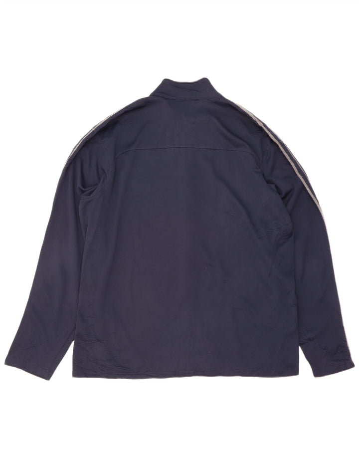 NIKE træningsdragt topjakke til mænd 2XL marineblå stribet polyester