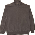 IZOD Mens Tracksuit Top Jacket XL Grey Cotton Vintage Izod and Second-Hand Izod from Messina Hembry 