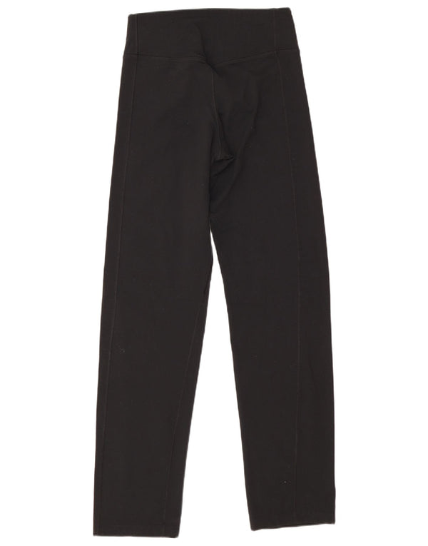 Nike Dame Dri Fit Leggings UK 16 Large Black Nylon