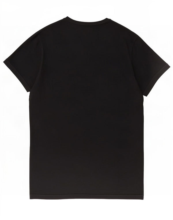 Emporio Armani Herre grafisk T-shirt Top Stor sort bomuld