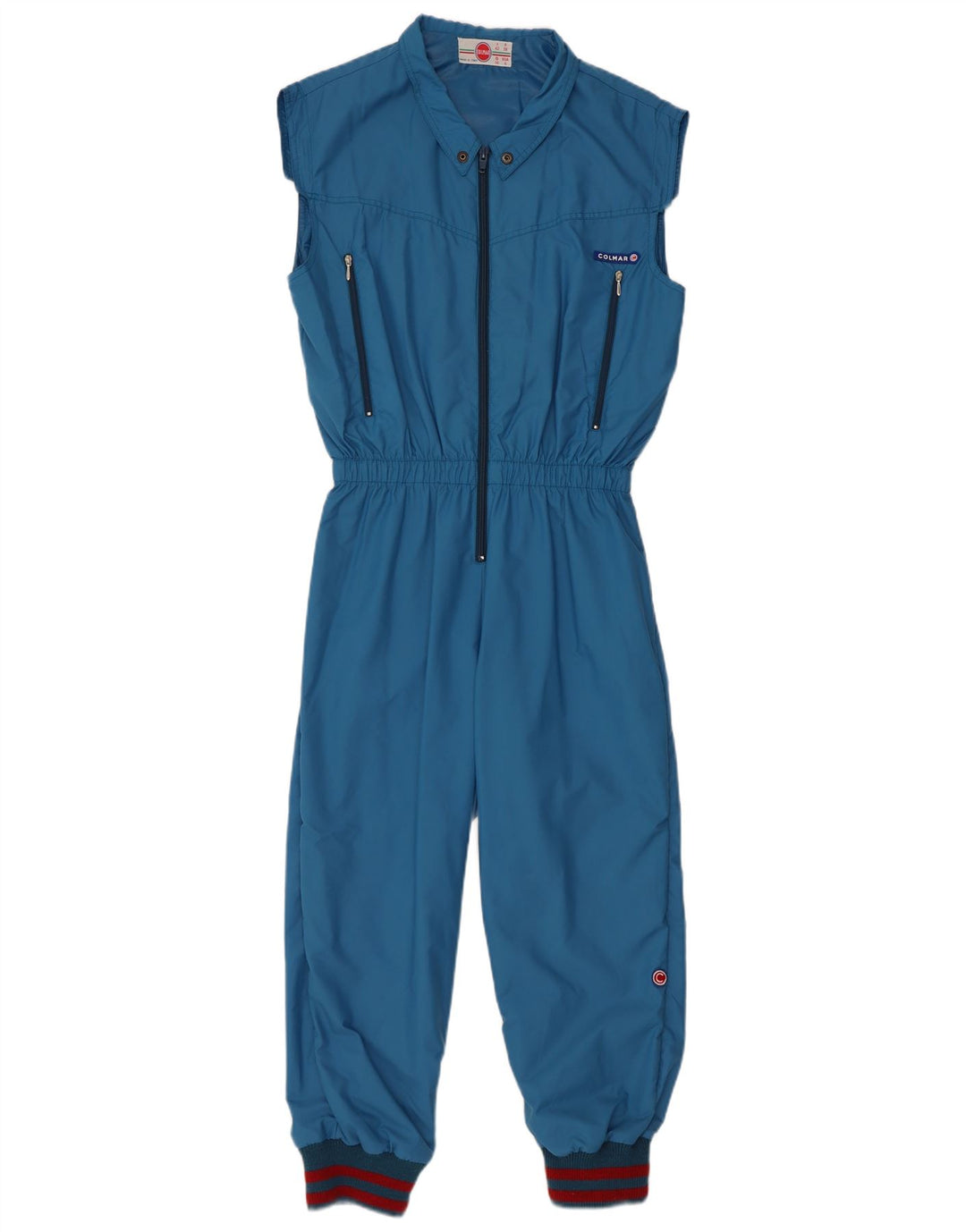 Colmar Dame Ærmeløs Ski Jumpsuit IT 42 Lille blå polyamid