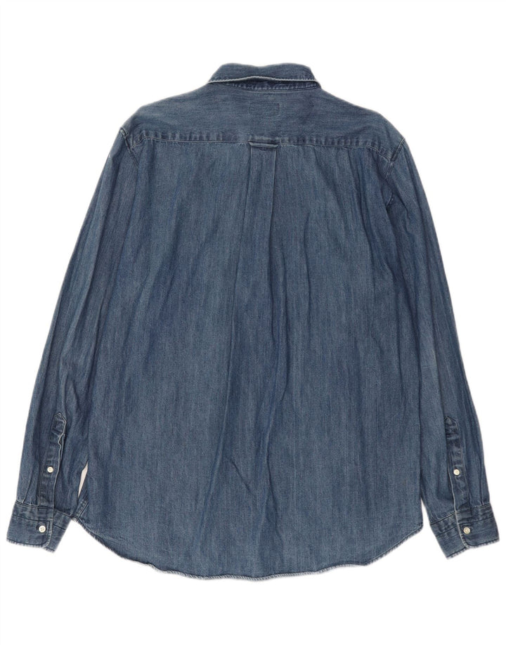 GANT Mens Denim Shirt XL Blue Cotton
