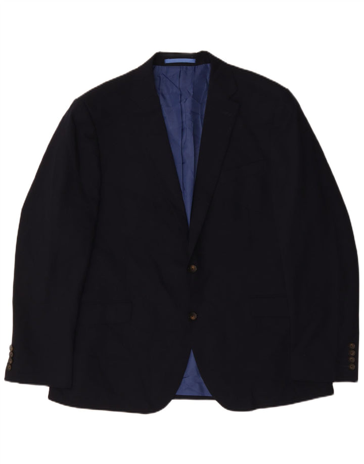 Marks & Spencer Herre 2-knaps blazerjakke UK 44 XL marineblå uld