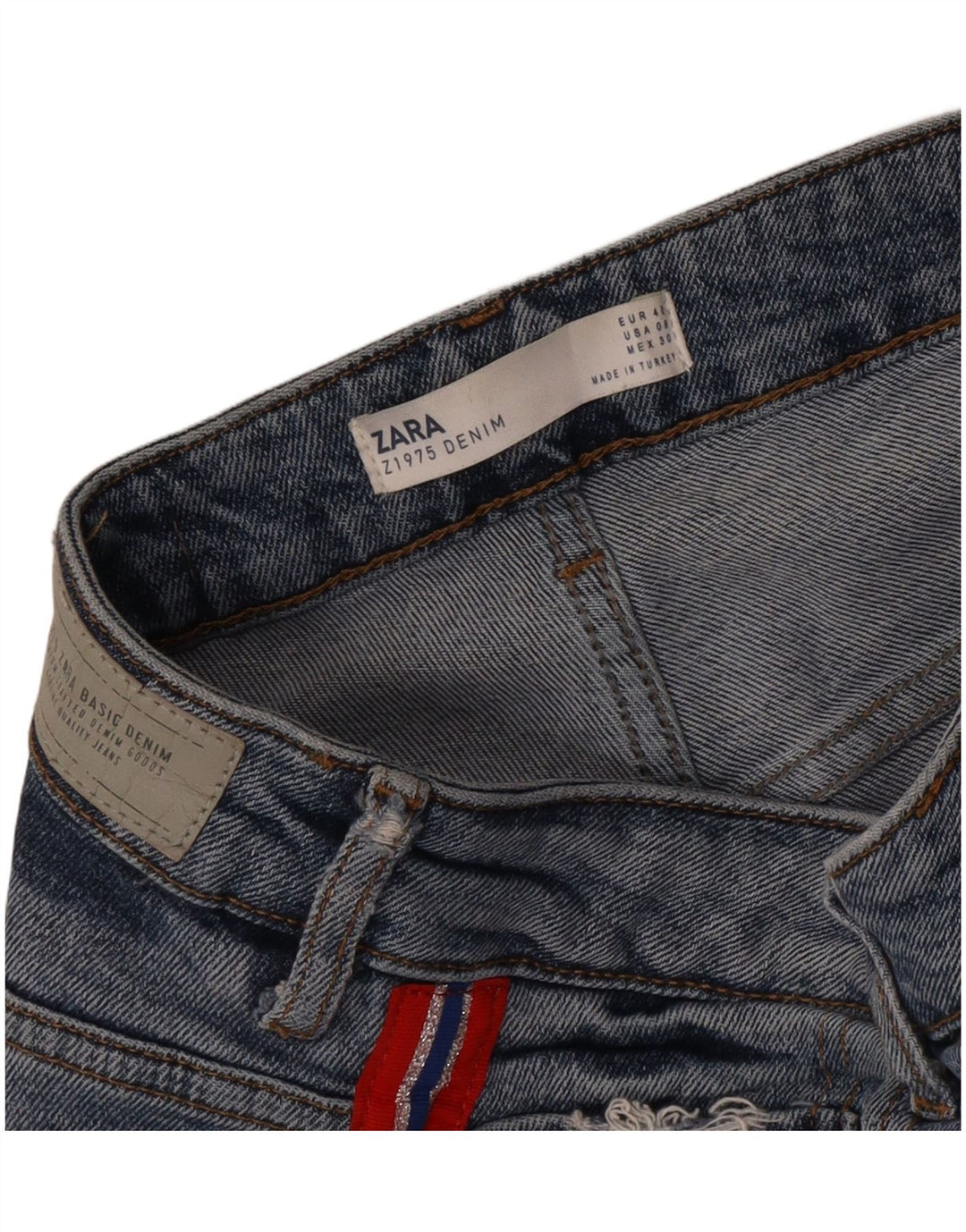 Zara Dame Skinny Jeans EU 40 Medium W30 L28 Blå