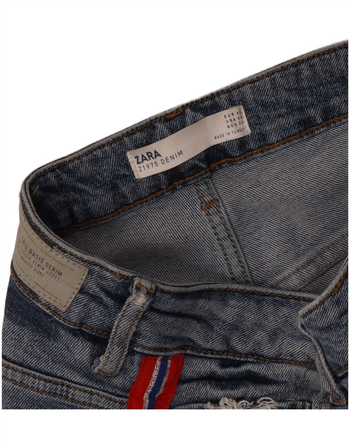 Zara Dame Skinny Jeans EU 40 Medium W30 L28 Blå