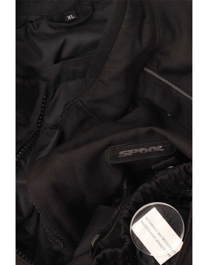 Spool Herre Racer Jacket UK 42 XL Sort Polyester