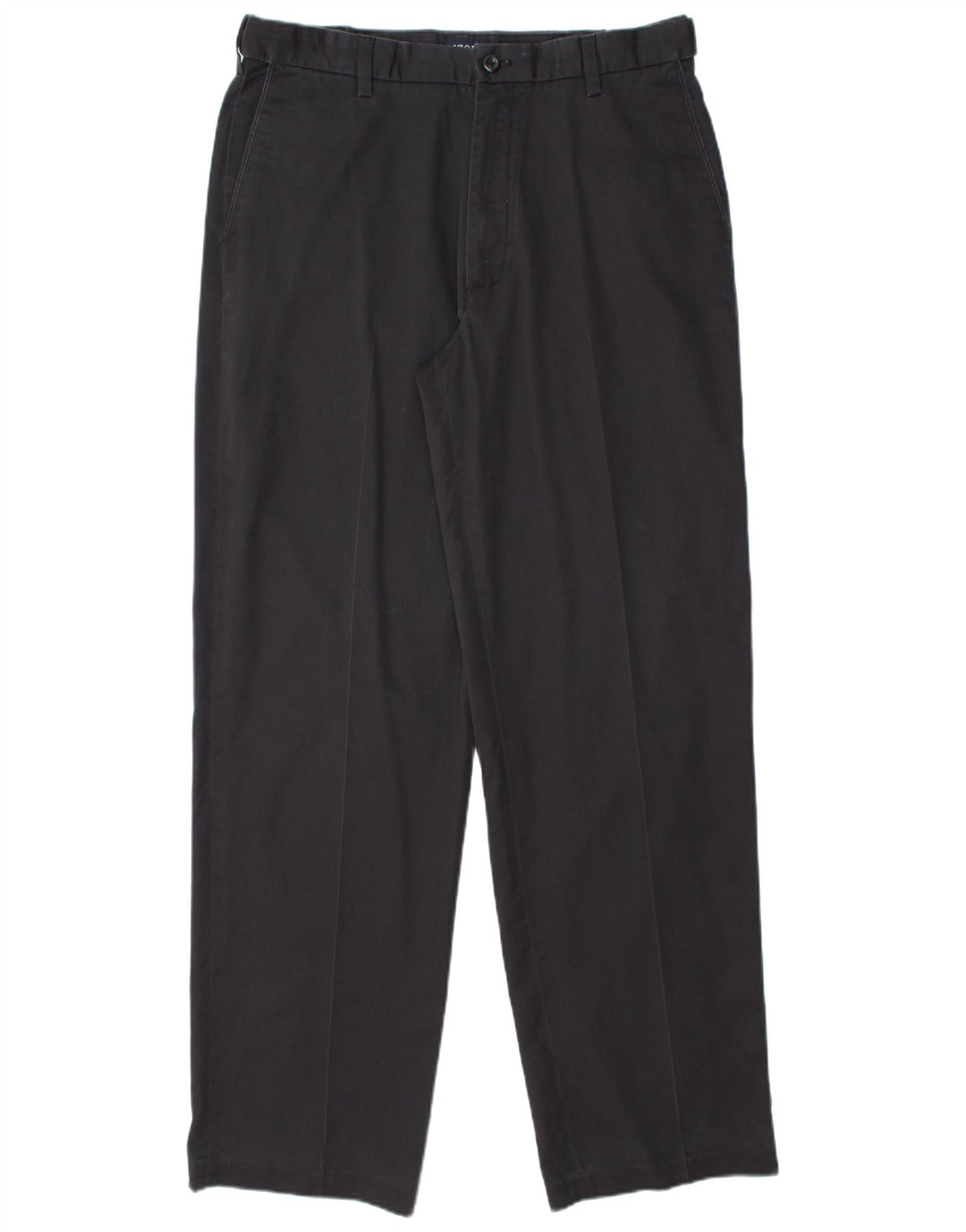 IZOD Lige Chino-bukser til mænd W34 L34 Marineblå bomuld