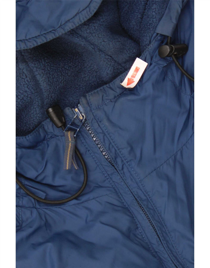 Puma Herre Hooded Windbreaker Jacket UK 40 Large Navy Blue