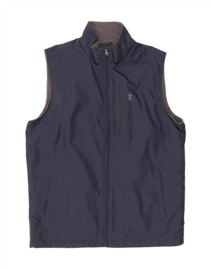 IZOD Mens Gilet UK 36 Small Navy Blue Polyester Vintage Izod and Second-Hand Izod from Messina Hembry 