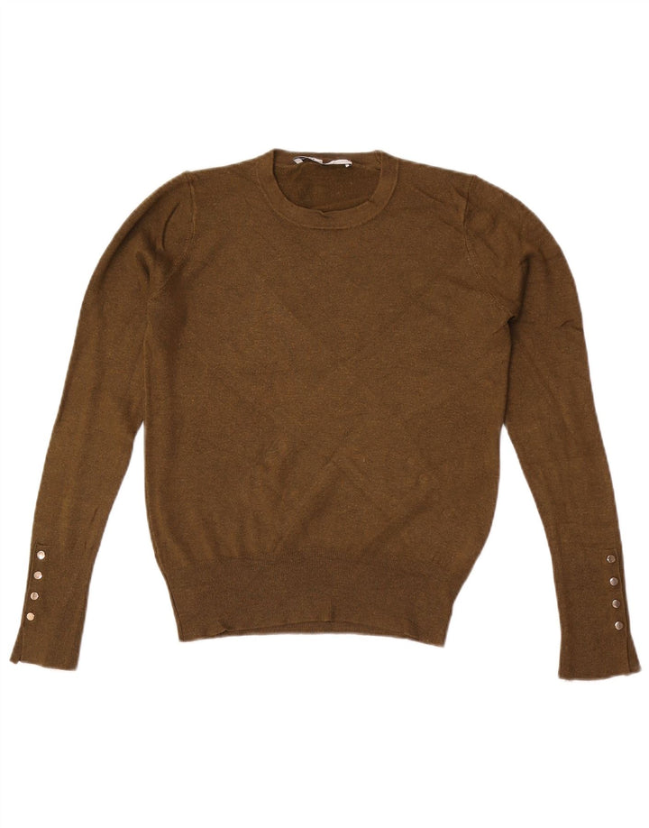 Zara Dame sweater med rund hals DK 12 Medium Khaki