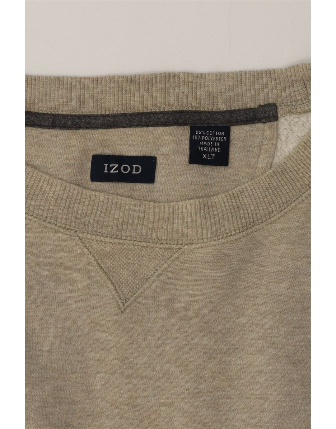 IZOD Sweatshirt til mænd XL Grå Flecked Bomuld