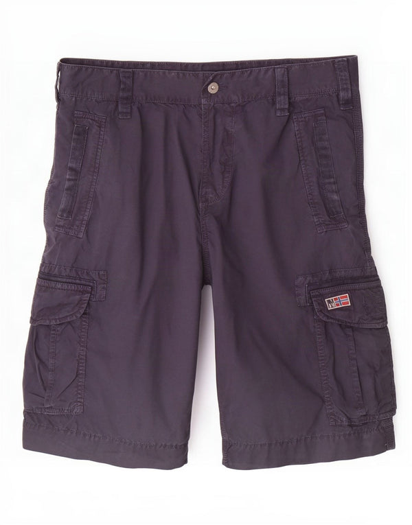 Napapijri Herre Cargo Shorts W36 store marineblå bomuld