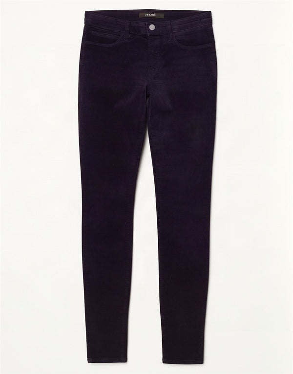 J Brand Dame Skinny Velvet Casual Bukser W29 L30 Lilla Bomuld