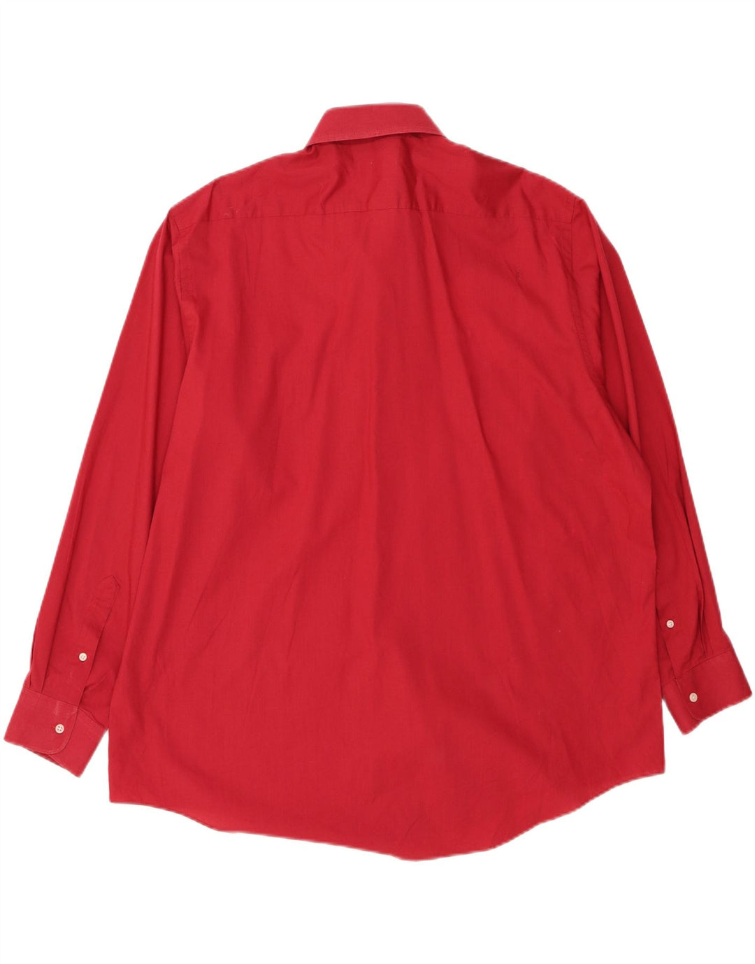 PIERRE CARDIN Mens Shirt Size 18 2XL Red Cotton Vintage Pierre Cardin and Second-Hand Pierre Cardin from Messina Hembry 