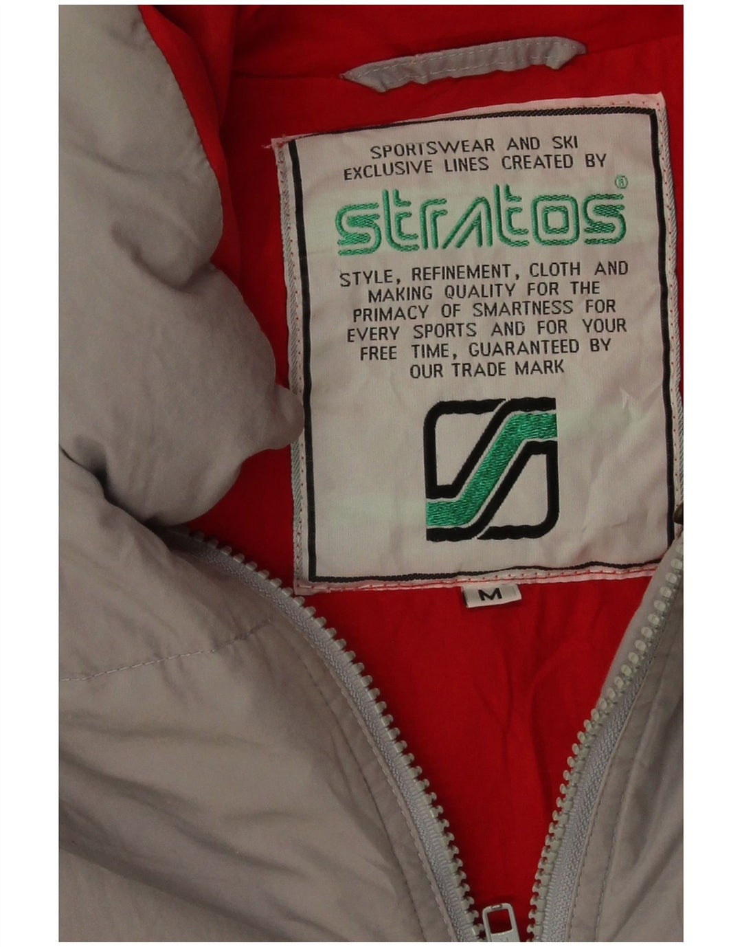 Stratos Herre Polstret Gilet UK 38 Medium Grey Bomuld