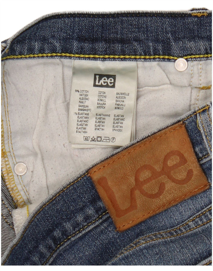 Lee Dame Daren Straight Jeans W34 L30 Blå Bomuld