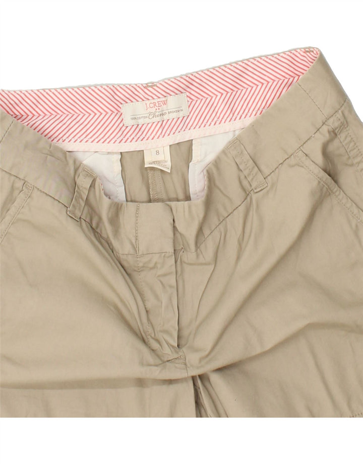 J. CREW Womens Broken In Chino Shorts US 8 Medium W32  Beige Cotton Vintage J. Crew and Second-Hand J. Crew from Messina Hembry 
