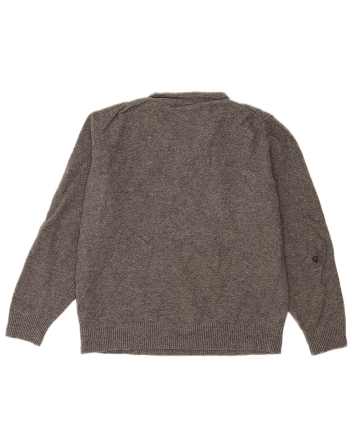 Massimo Dutti Dame V-hals sweater Stor Grå Uld