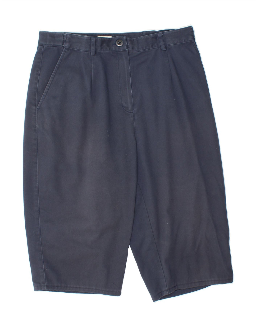 L.L.BEAN Womens Original Fit Bermuda Shorts US 12 Large W30  Navy Blue Vintage L.L.Bean and Second-Hand L.L.Bean from Messina Hembry 