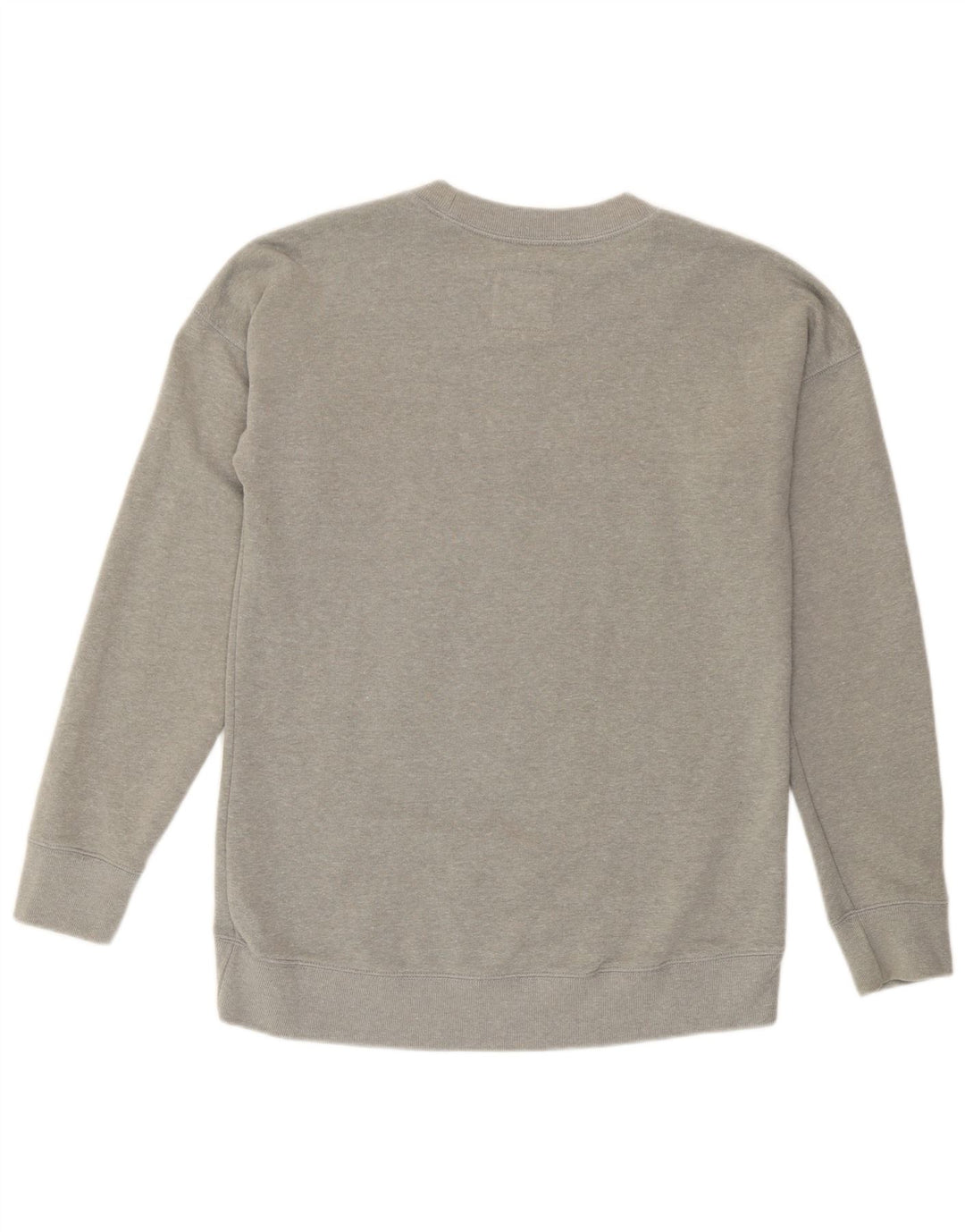 Jack Wills Dame Grafisk Oversized Sweatshirt Jumper UK 8 Lille Grå