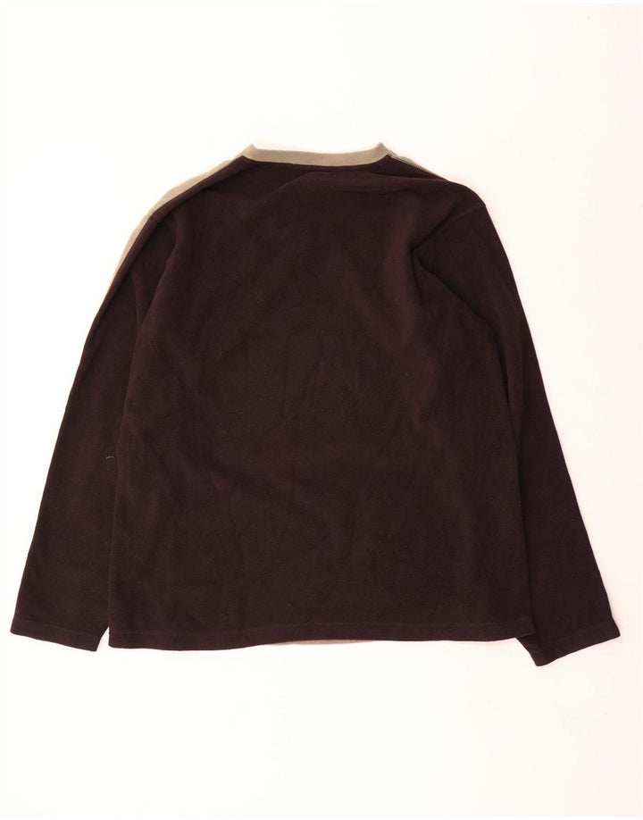 Fila Dame Fleece Jumper UK 18 XL Grå Colourblock Polyester