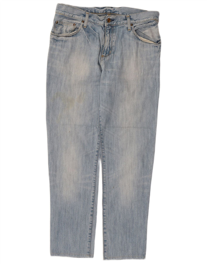 Carhartt Straight Jeans til mænd W34 L28 blå bomuld