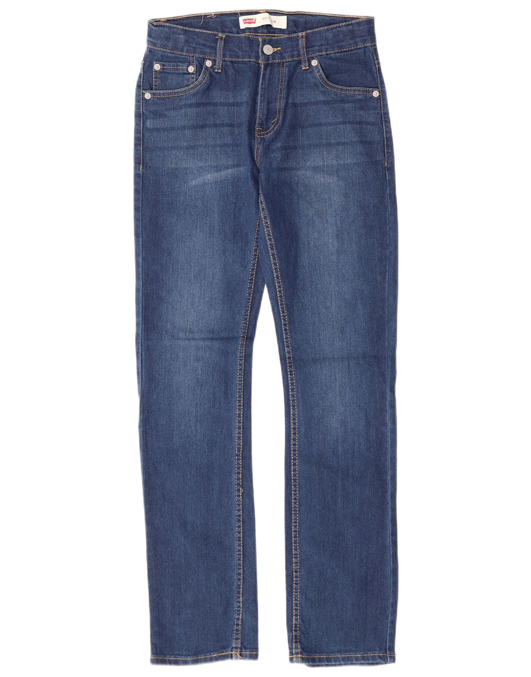 Levi's Boys 511 Slim Jeans 13-14 år W27 L30 Blå Bomuld