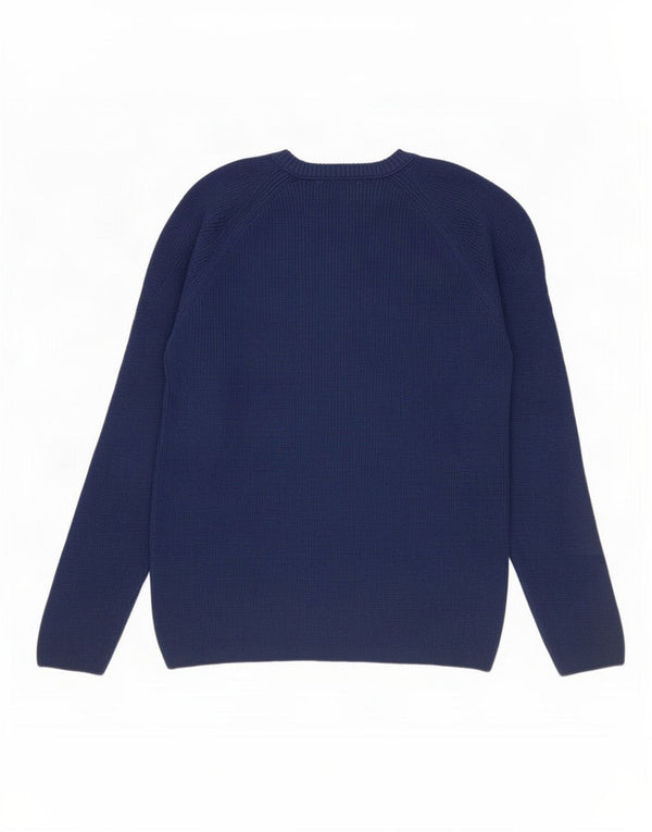 Zara drenge sweater med rund hals 8-9 år marineblå