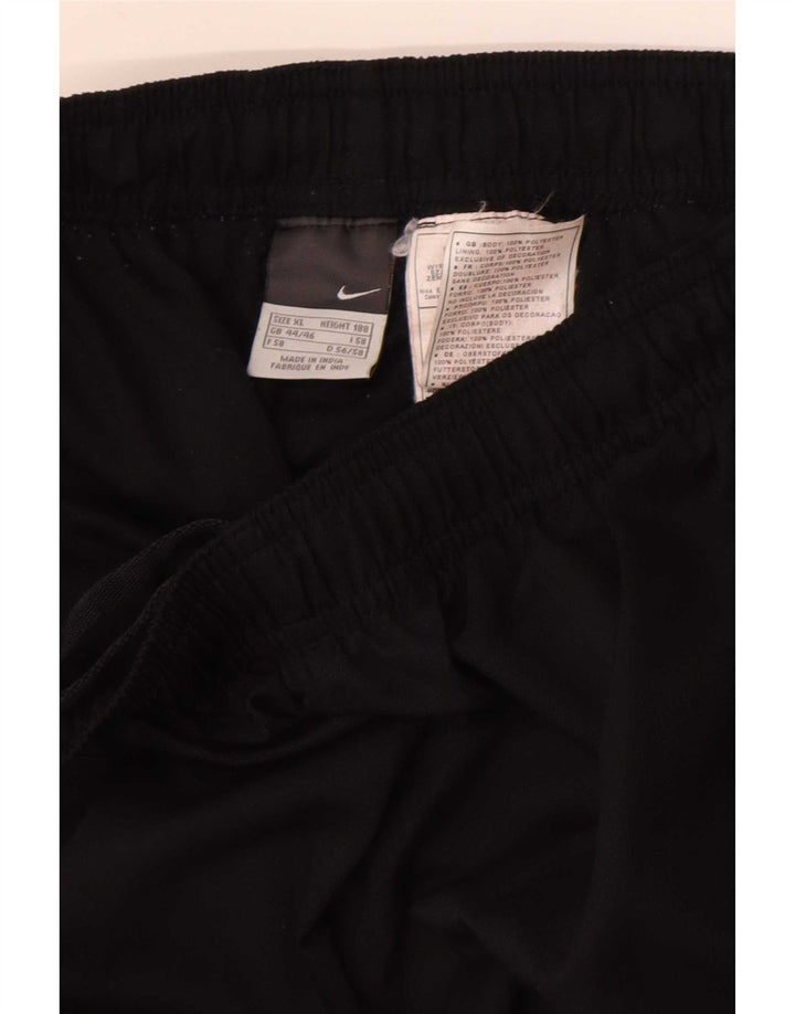 Nike Herre grafiske vindjakkebukser UK 44/46 XL sort polyester