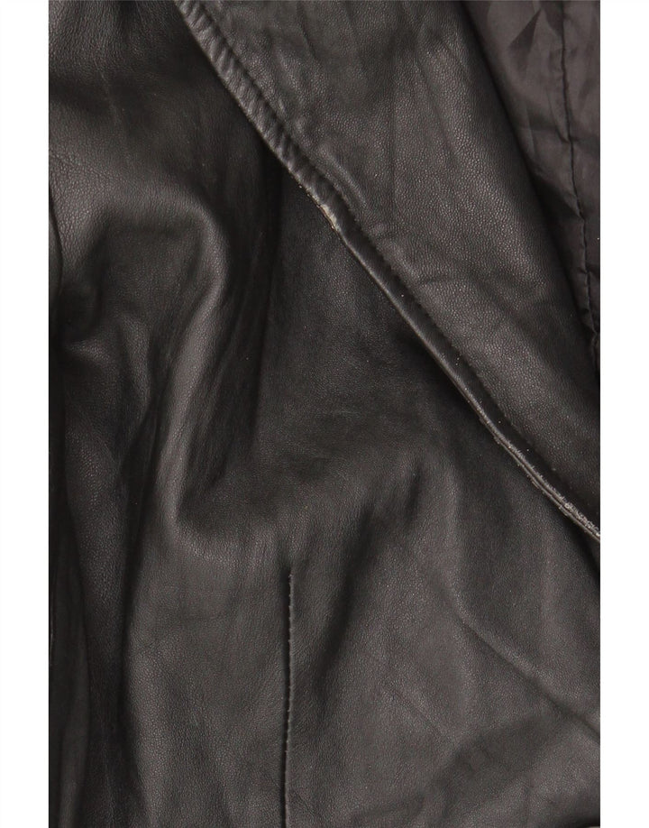 Calvin Klein Jeans Dame 1 Knap Blazer Jakke UK 10 Lille Sort