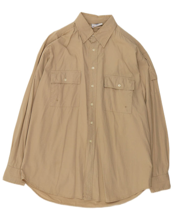 North Sails Herreskjorte Stor Beige Bomuld
