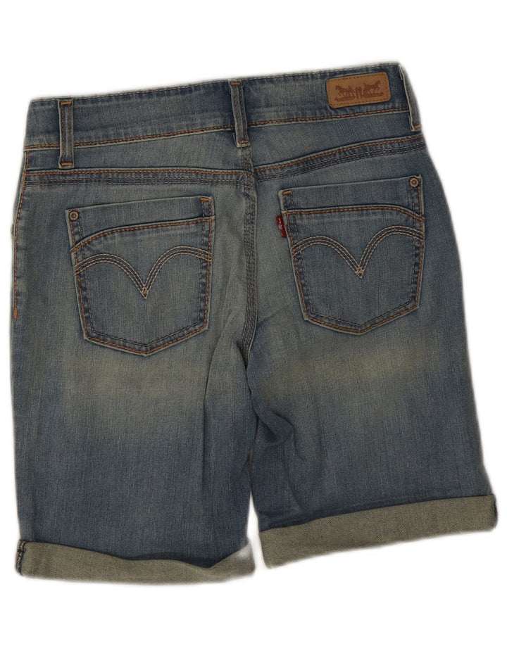 Levi's denimshorts til kvinder US 6 Medium W28 blå bomuld