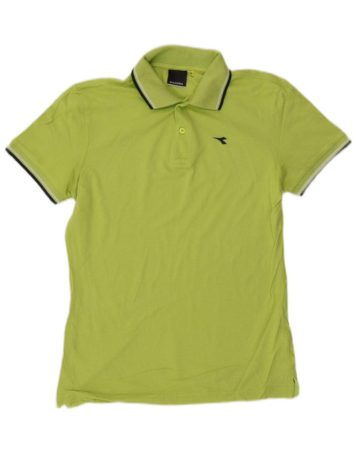 DIADORA Poloshirt til mænd Medium Grøn Bomuld
