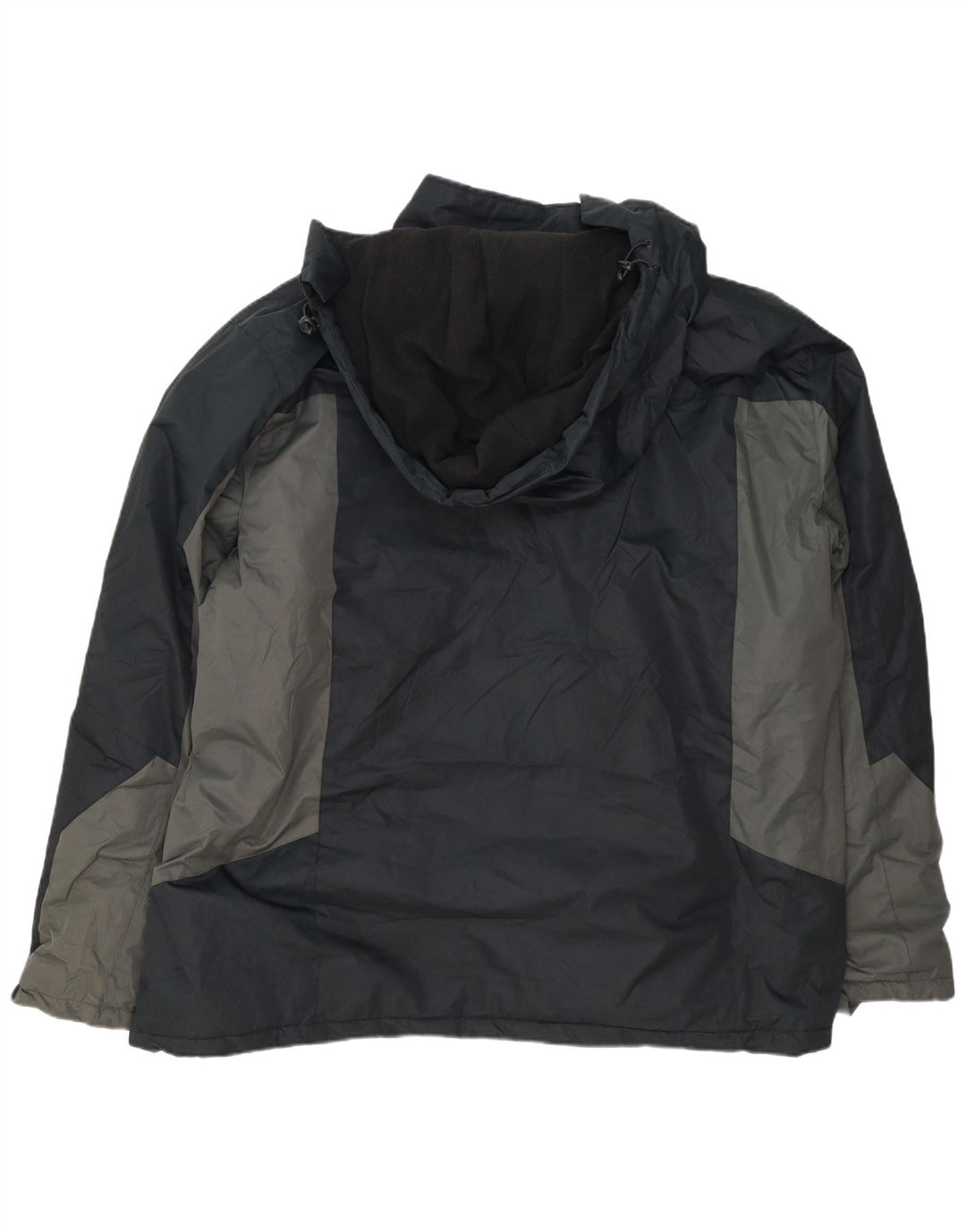 Mountain Warehouse Herre Hætte Skijakke UK 48 4XL Sort Colourblock