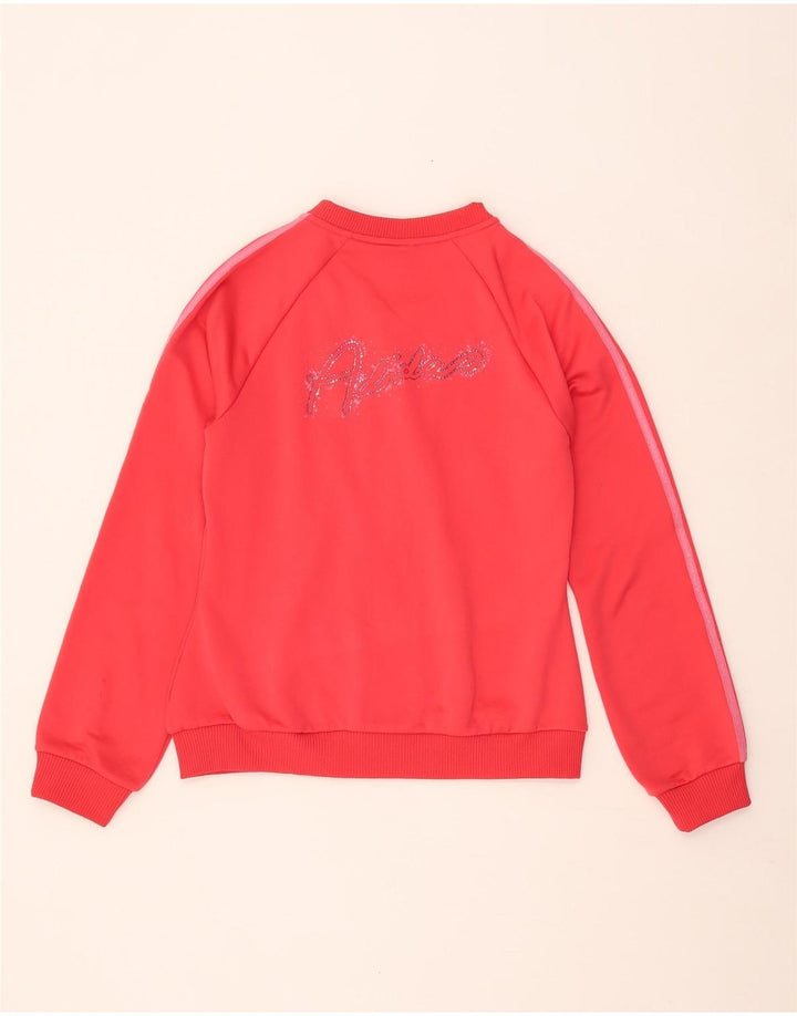 Adidas Grafisk træningsdragt topjakke til kvinder UK 12 Medium Pink Bomuld