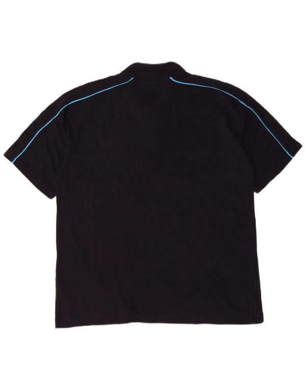 Puma Polo Shirt til mænd XL Sort Colourblock Bomuld