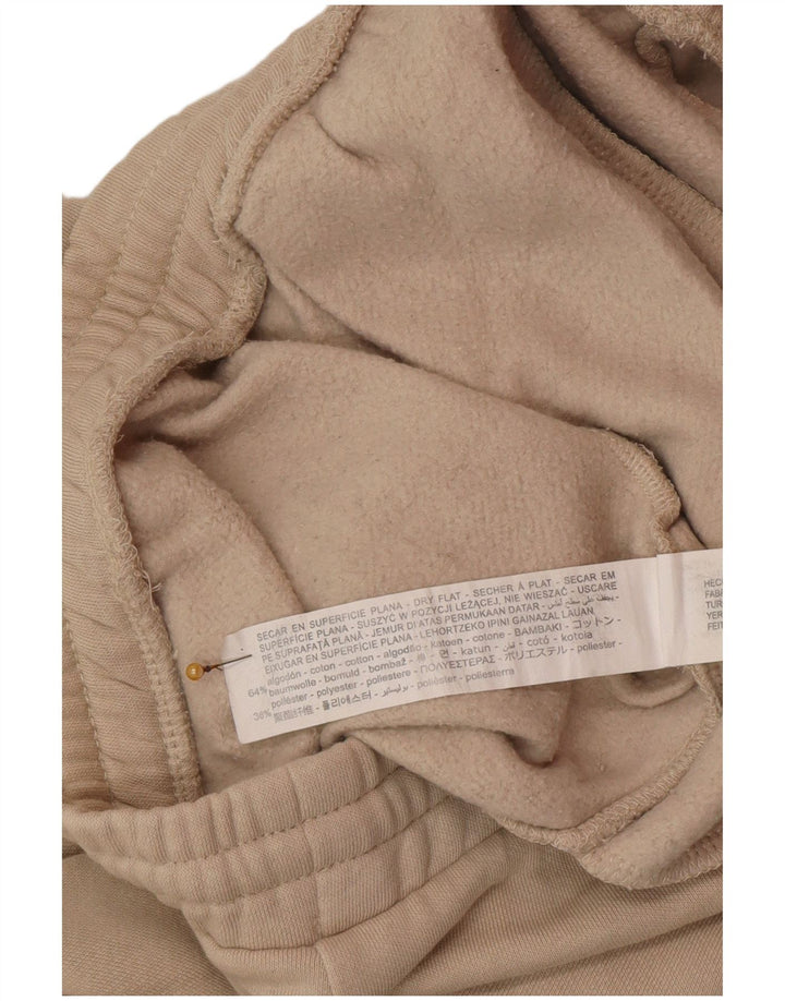 Zara Træningsdragtsbukser til kvinder UK 8 Small Beige Bomuld