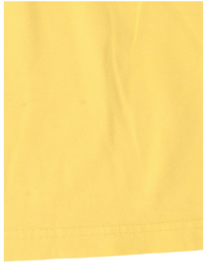 Adidas Herre grafisk T-shirt Top Medium Gul Bomuld